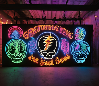 Calling All Deadheads: Check Out Iconic Grateful Dead Tribute Neon Signs