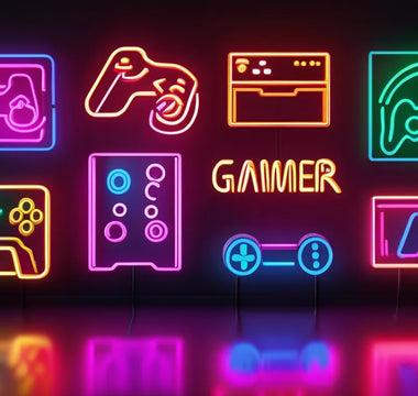 Cool Neon Signs Every Gamer Should Have in Their Room