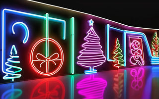 Welcome Santa Through Your Chimney with Outdoor Christmas Light Signs