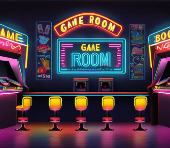 Level Up Your Game Room with a Dazzling Neon Arcade Sign