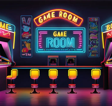 Level Up Your Game Room with a Dazzling Neon Arcade Sign