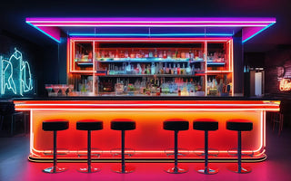 Create a Buzz with Bold Neon Bar Lights That Shine