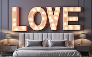 Bring a Touch of Romance to Your Décor with an LED Love Sign