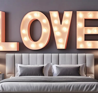 Bring a Touch of Romance to Your Décor with an LED Love Sign