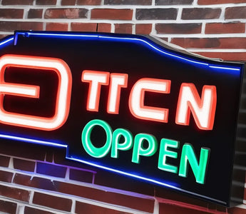 Boost Your Business Visibility: Get a Custom LED Open Sign Today!