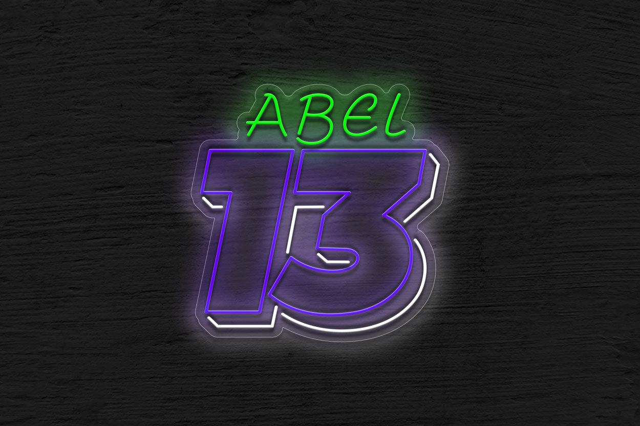 Abel 13 (Custom Sign) LED Neon Sign