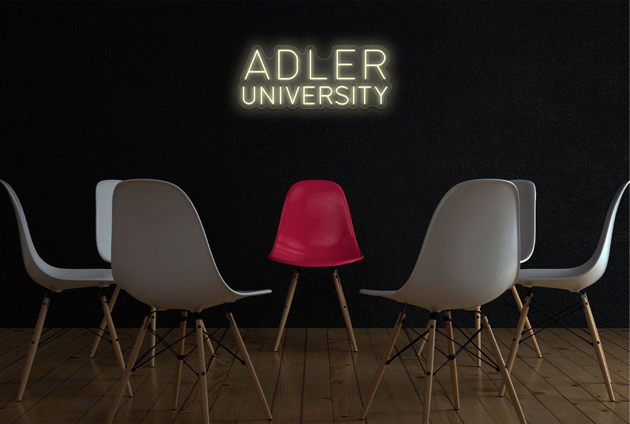 Adler University LED Neon Sign