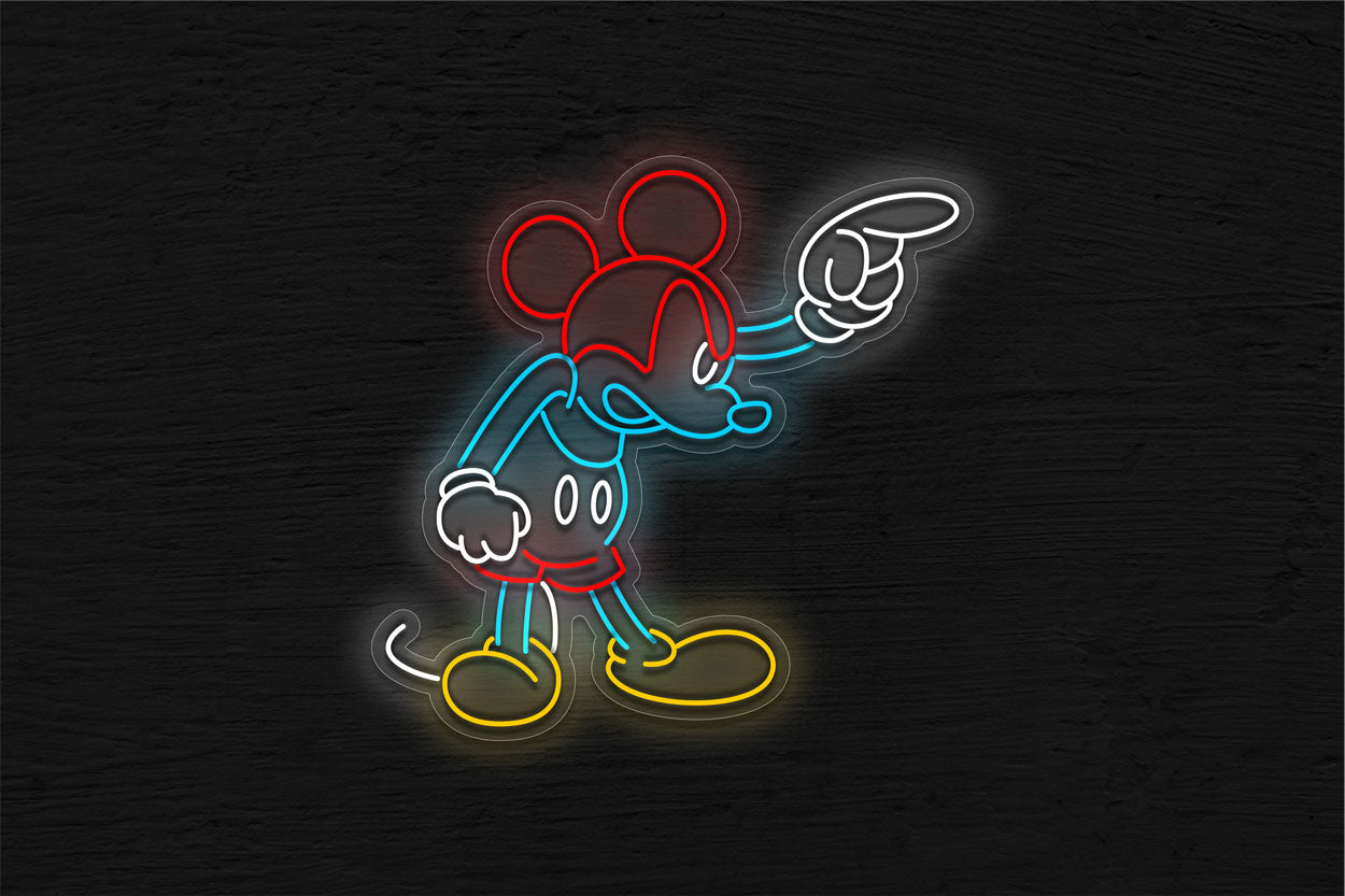 Angry Mouse LED Neon Sign