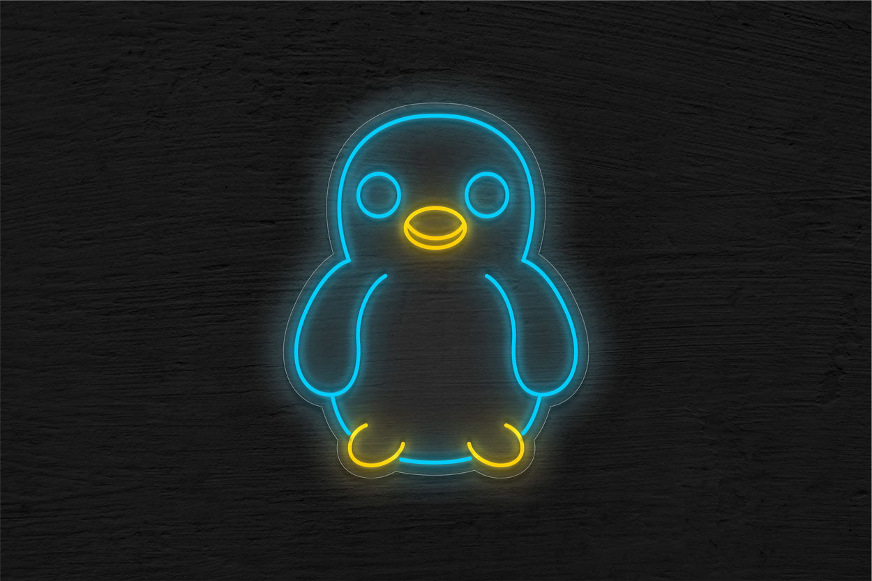 Baby Penguin LED Neon Sign