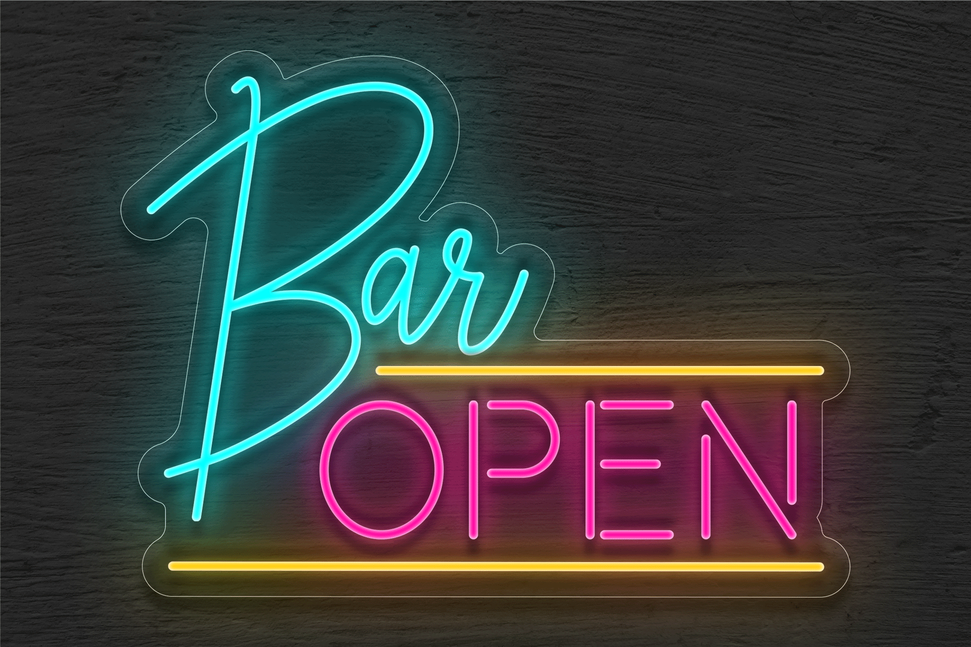 Light Up Open Sign with Remote Control, Neon Open Sign for Sale