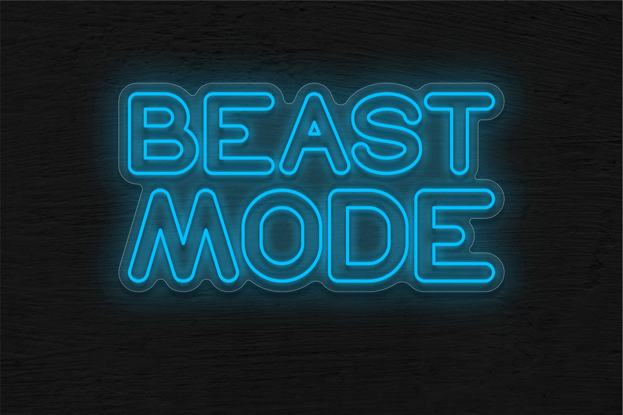 Beast Mode LED Neon Sign