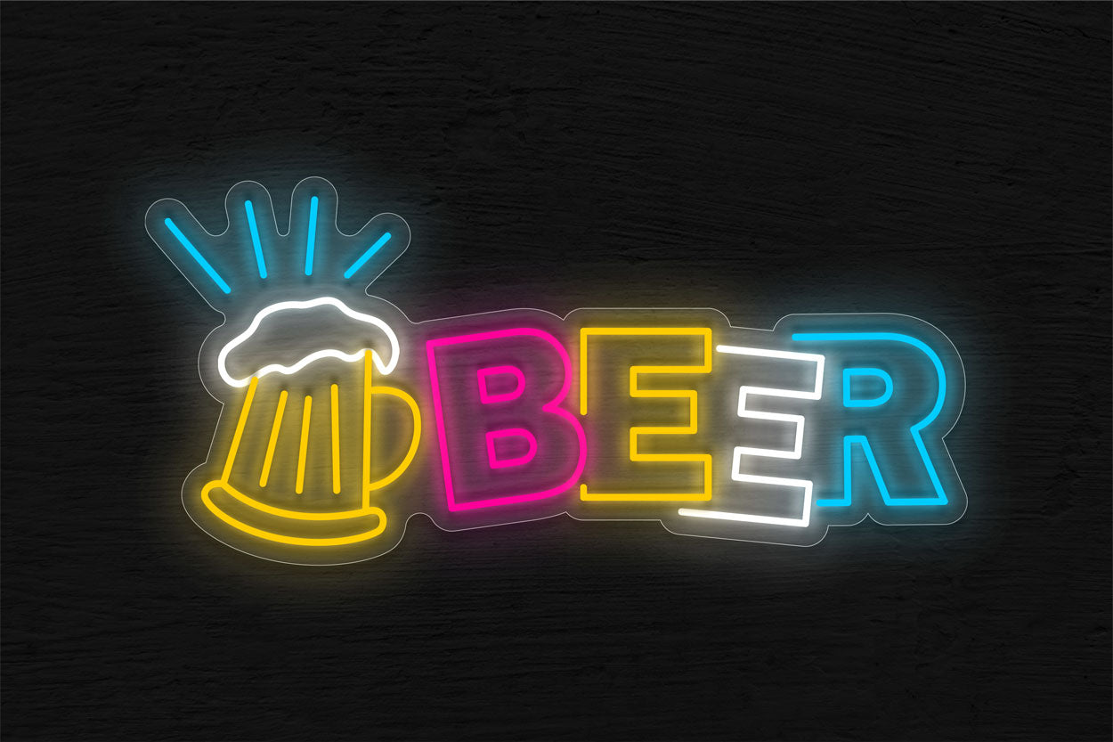 Mug Of Beer LED Neon Sign