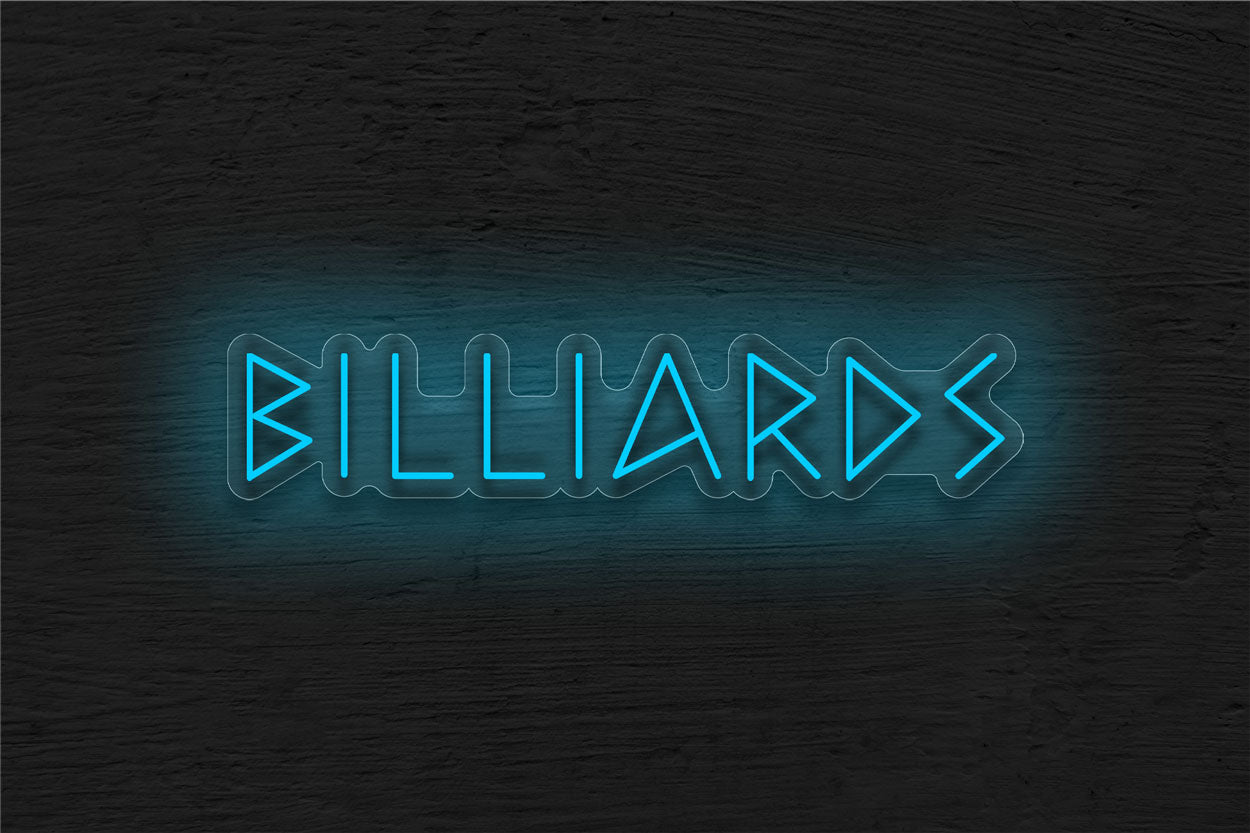 Billiards LED Neon Sign