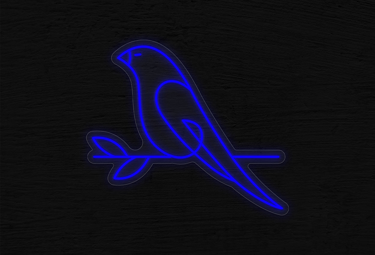 Bird on a Tree Branch LED Neon Sign