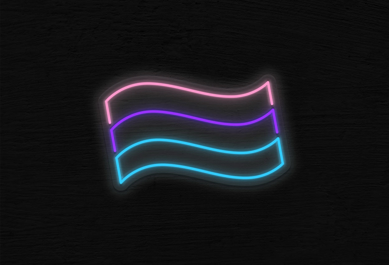 Bisexual Flag LED Neon Sign