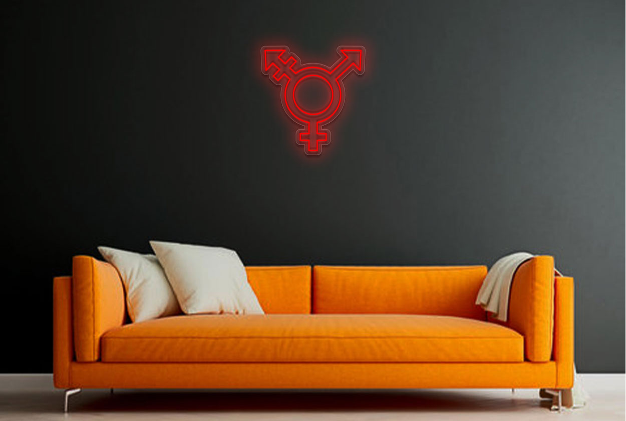 Bisexual Logo LED Neon Sign