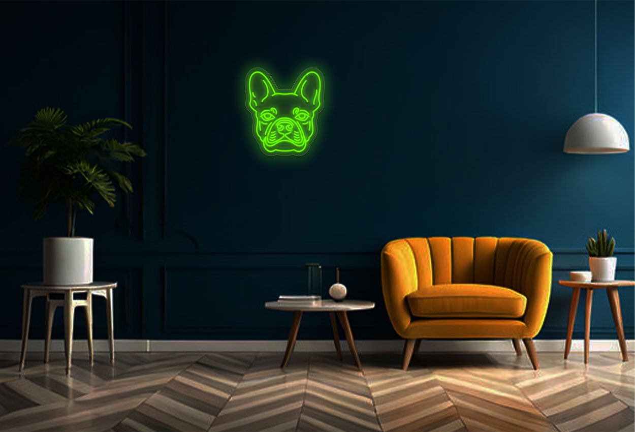 Boston Terrier LED Neon Sign