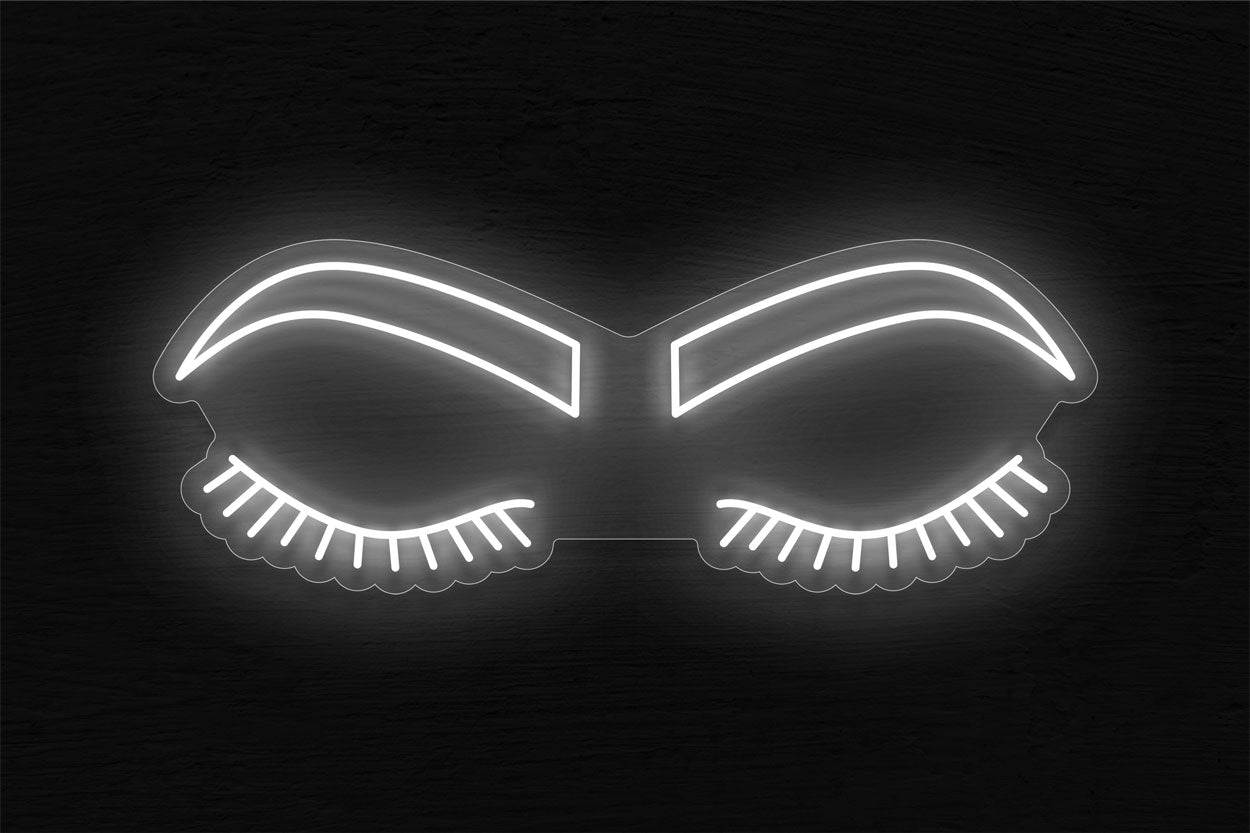 Brows And Lashes LED Neon Sign