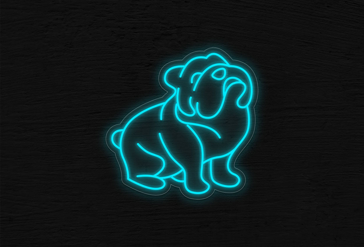 Bulldog LED Neon Sign