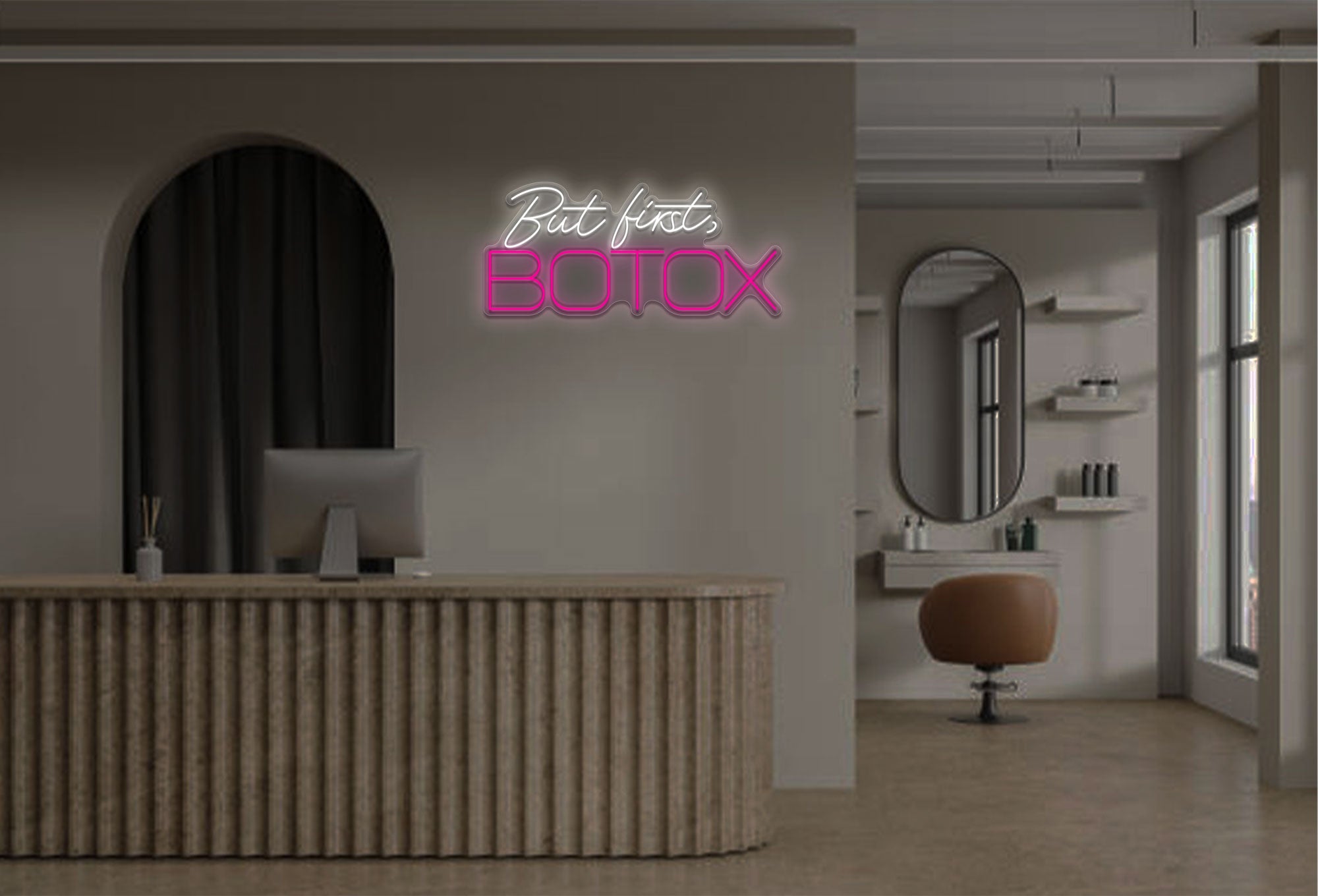 But First Botox LED Neon Sign