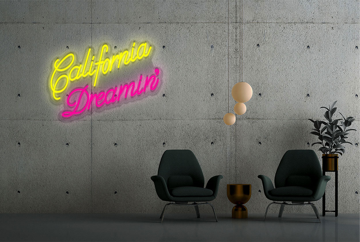 California Dreamin' LED Neon Sign