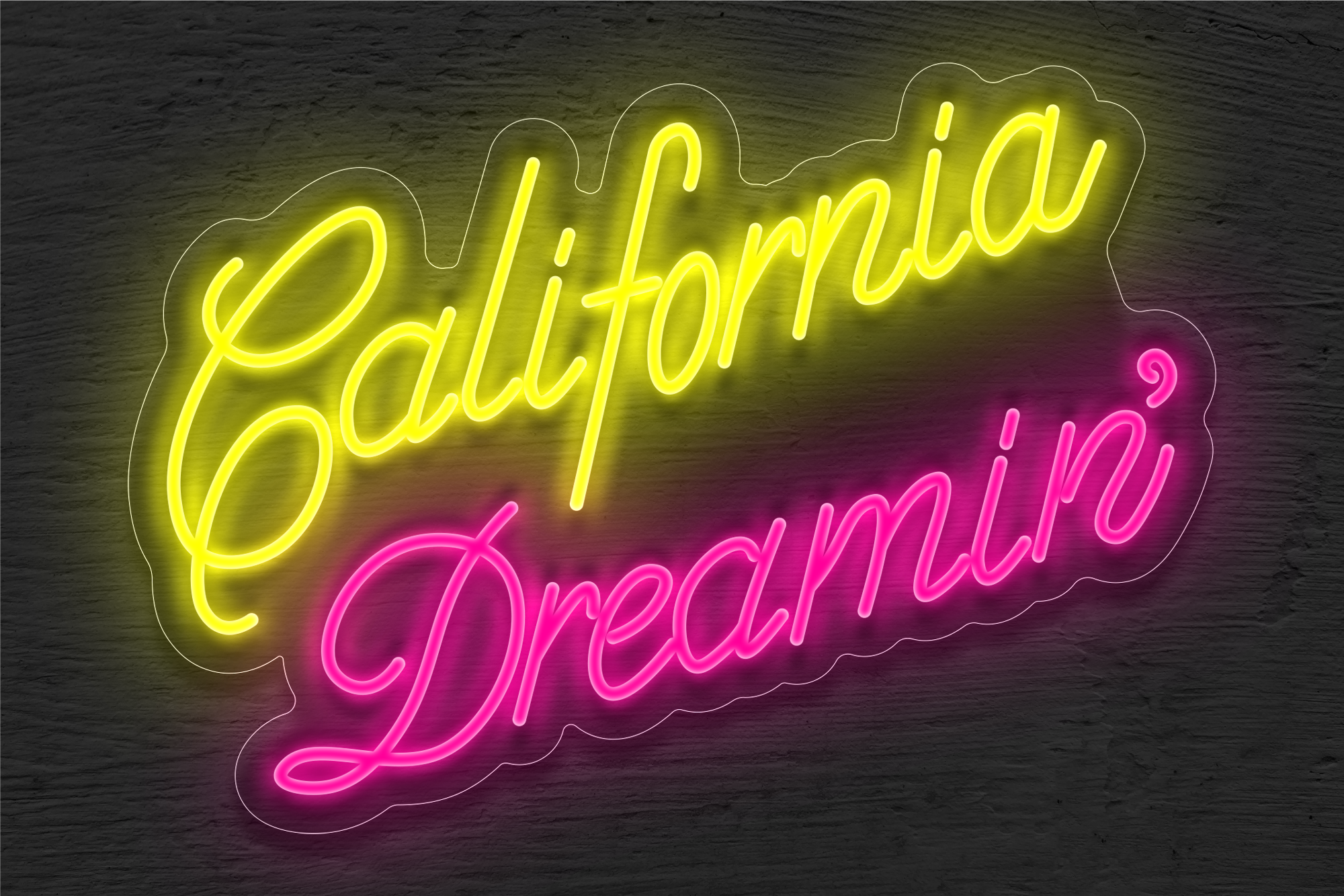 California Dreamin' LED Neon Sign