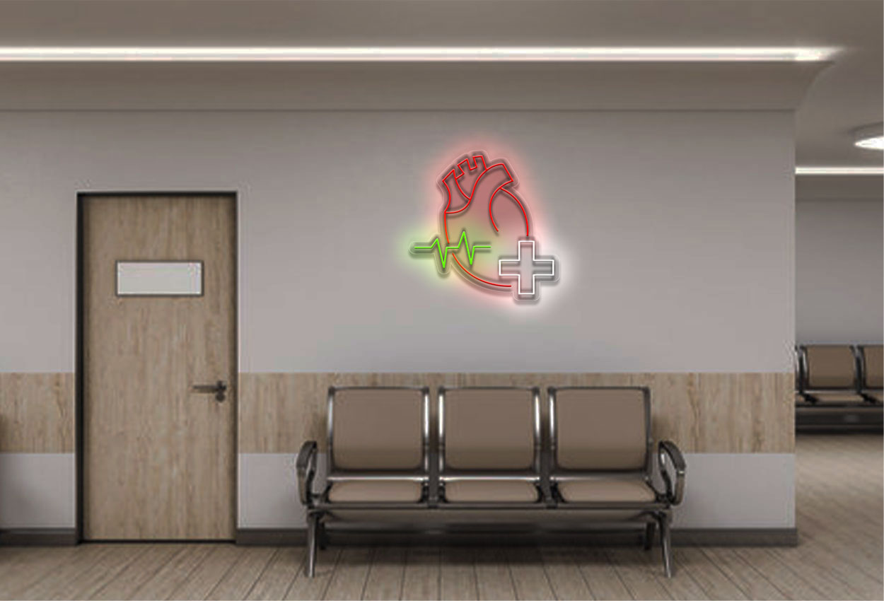 Cardiologist Logo LED Neon Sign