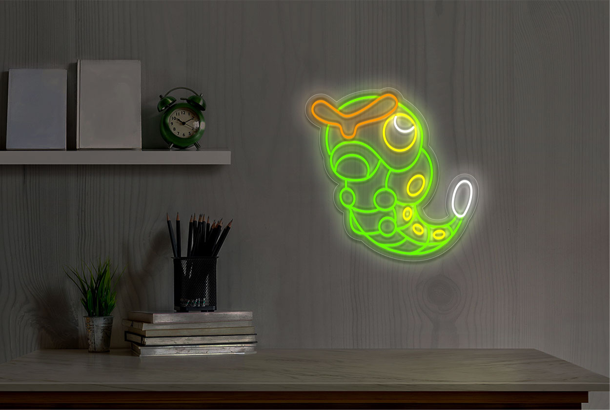 Caterpie(Pokemon) LED Neon Sign