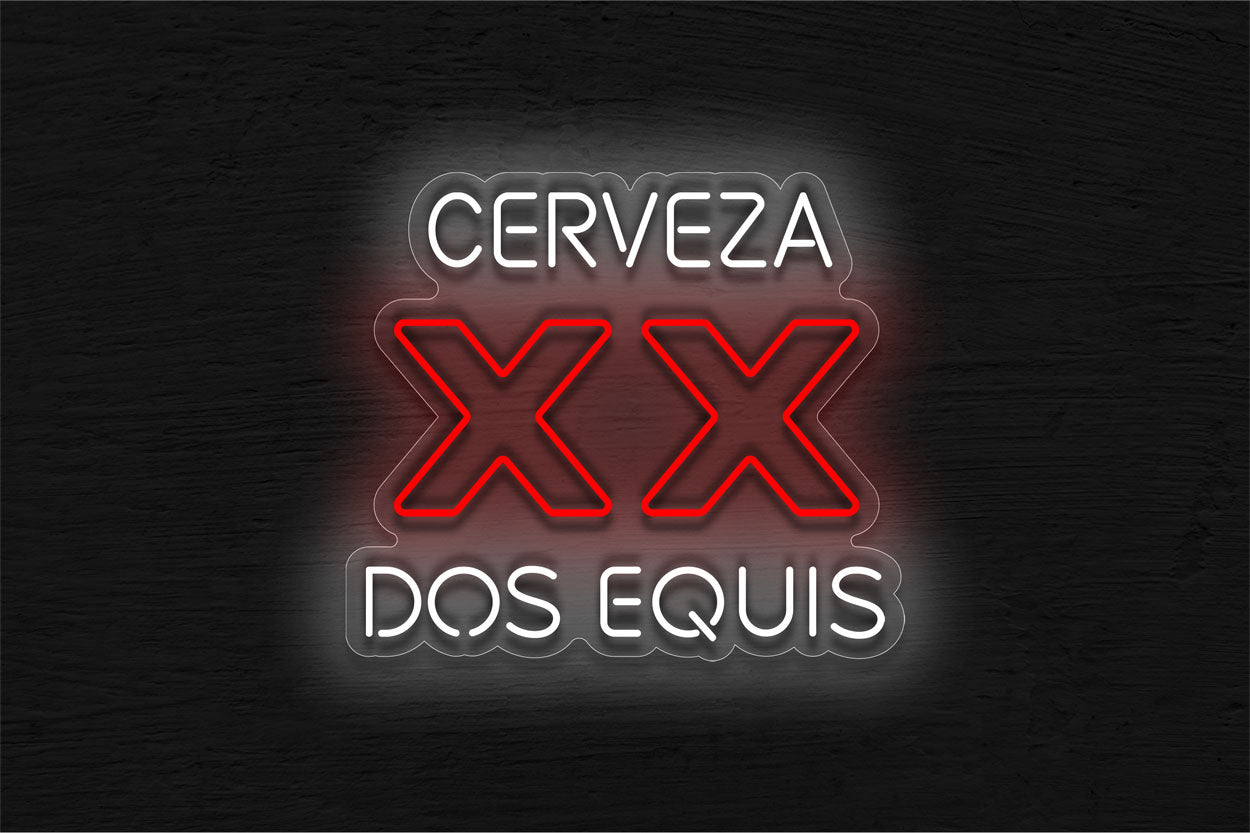 Cerveza Xx Dos Equis LED Neon Sign