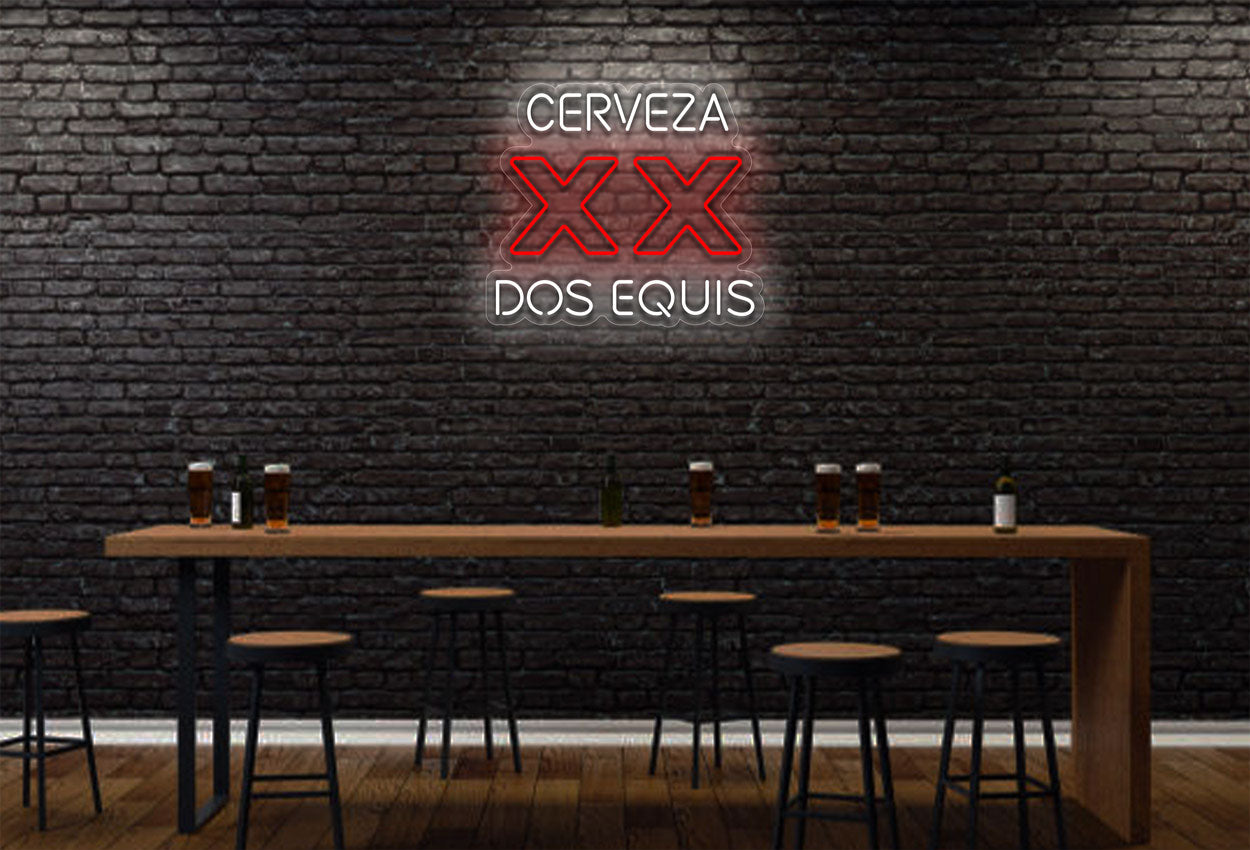 Cerveza Xx Dos Equis LED Neon Sign