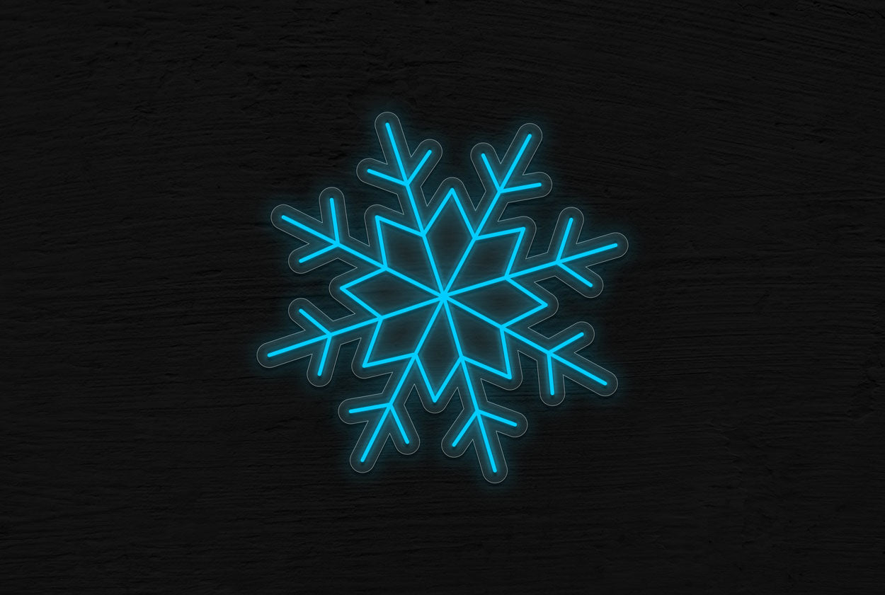 Christmas Snow Flake LED Neon Sign