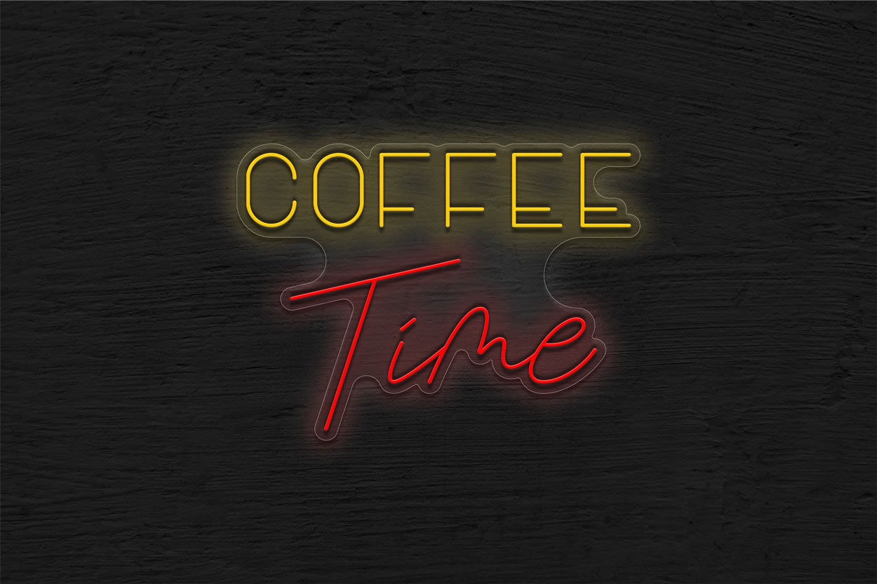 Coffee Time LED Neon Sign