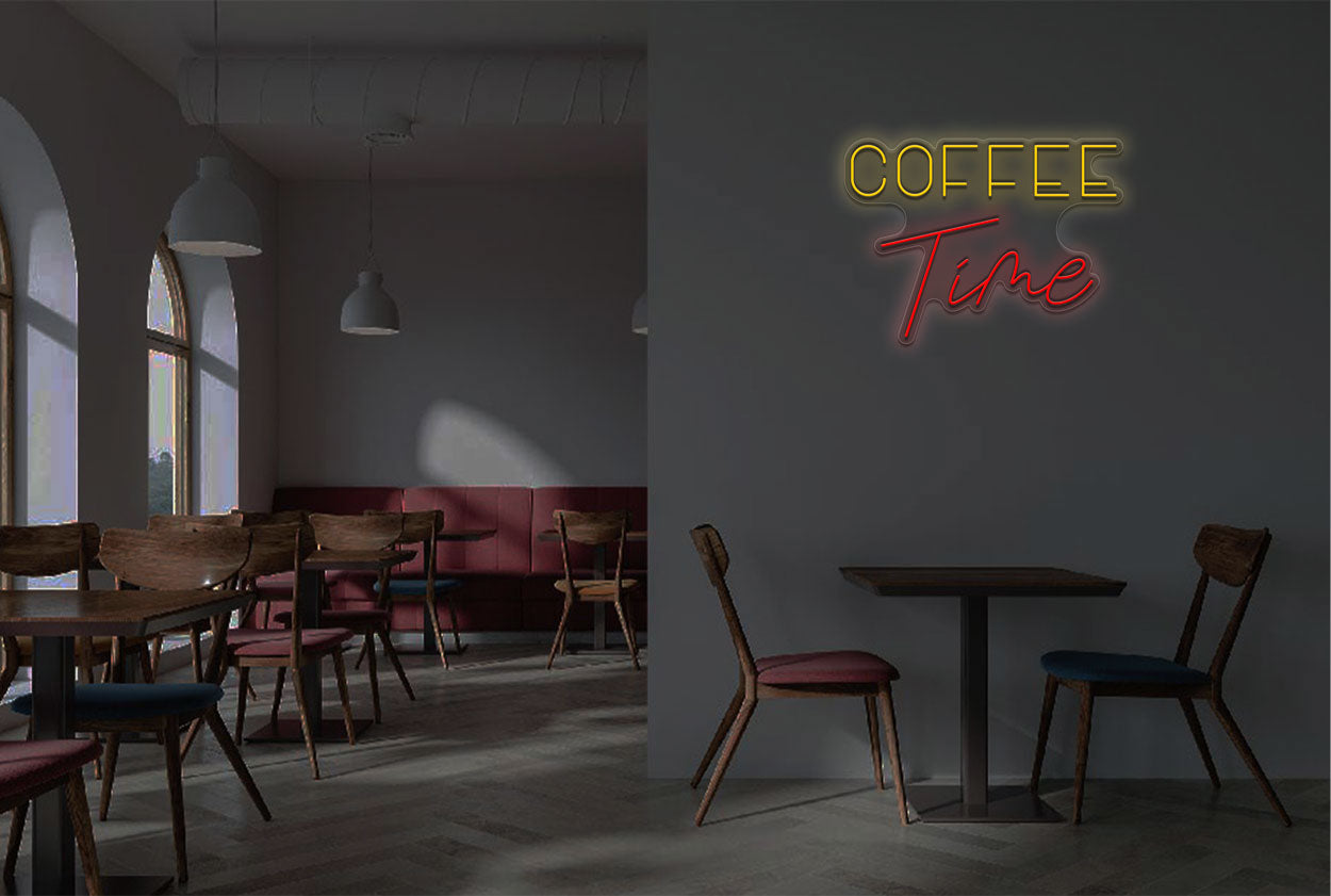 Coffee Time LED Neon Sign