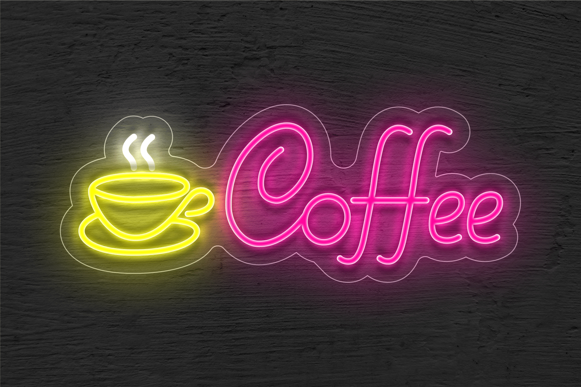 Buy Coffee cup LED Neon Sign  Coffee Neon Signs from Best Buy Neon Signs