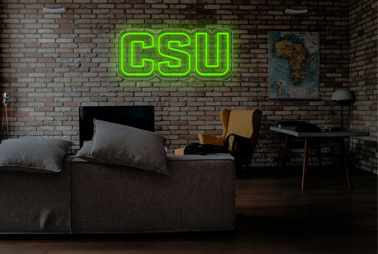 Colorado State Rams Men's Basketball (CSU) LED Neon Sign