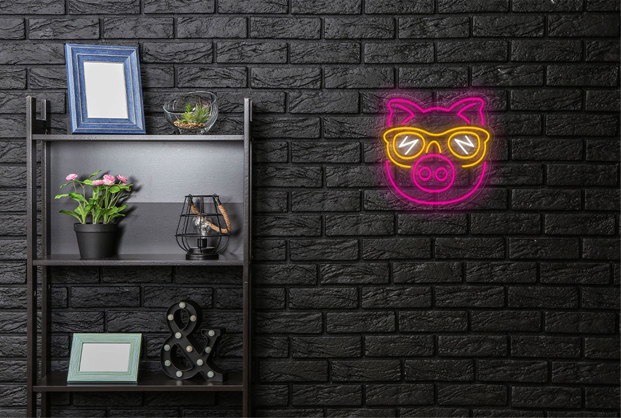 Cool Pig LED Neon Sign