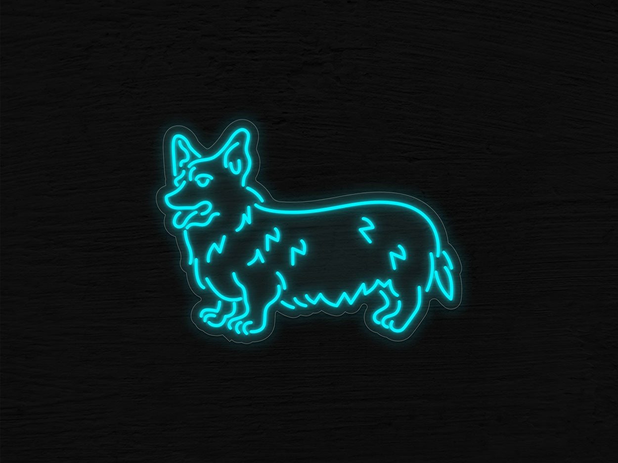 Corgis Dog LED Neon Sign