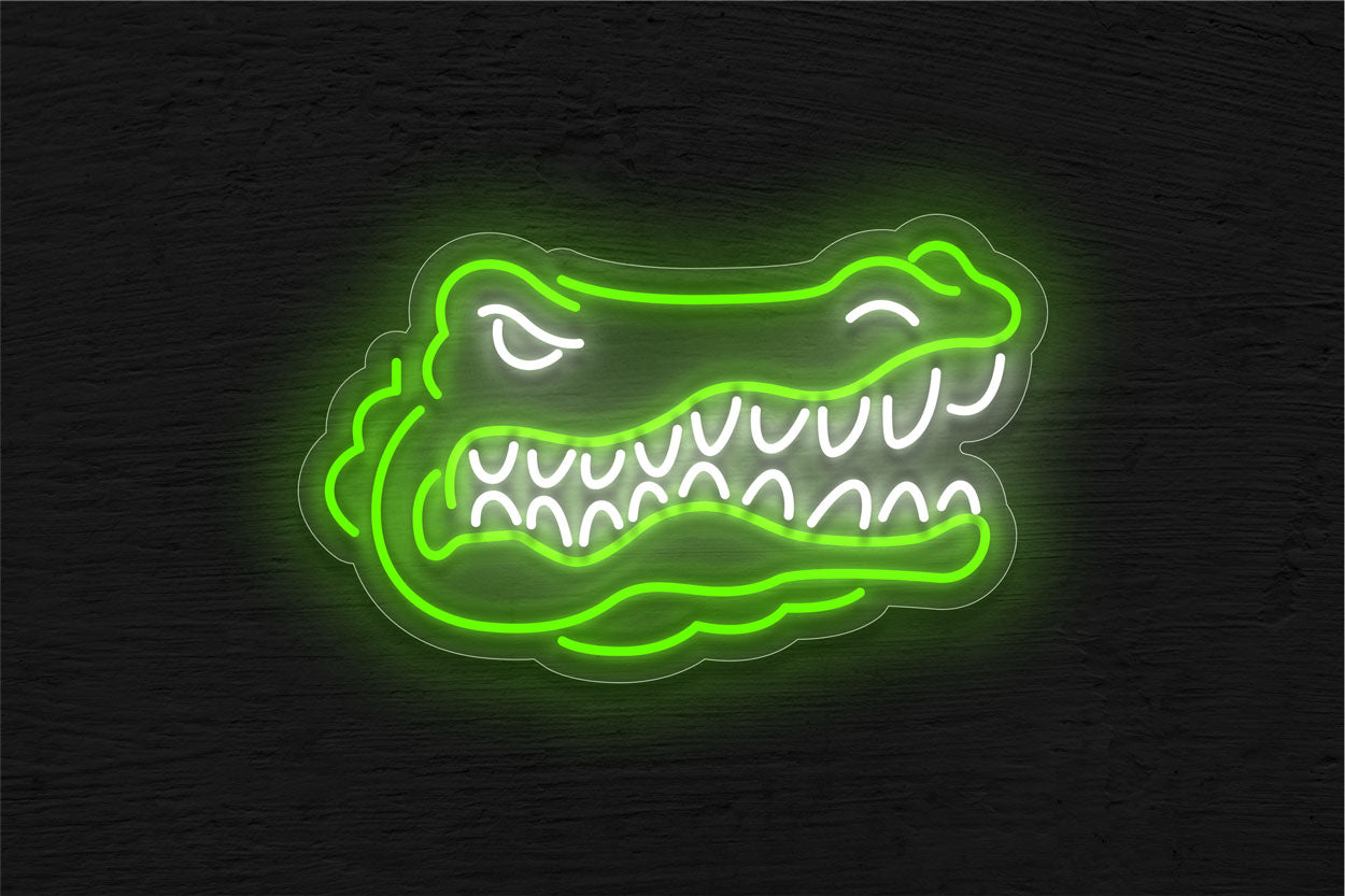 Crocodile LED Neon Sign