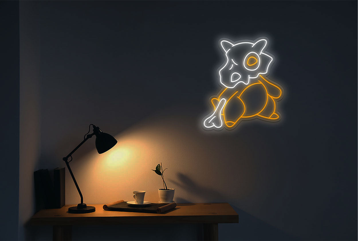 Cubone (Pokémon) LED Neon Sign