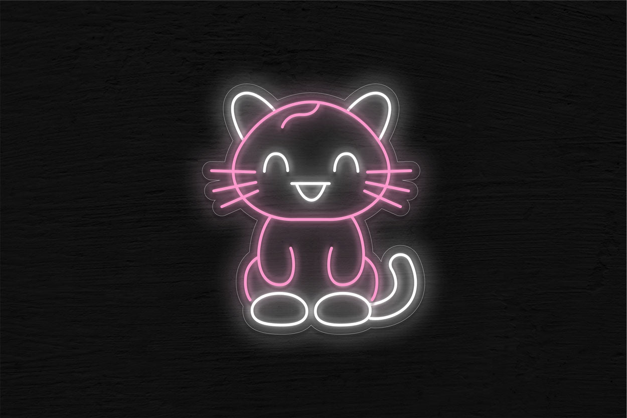 Cute Kitten LED Neon Sign