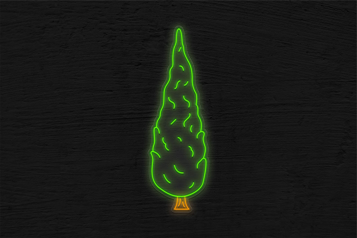 Cypress Tree LED Neon Sign