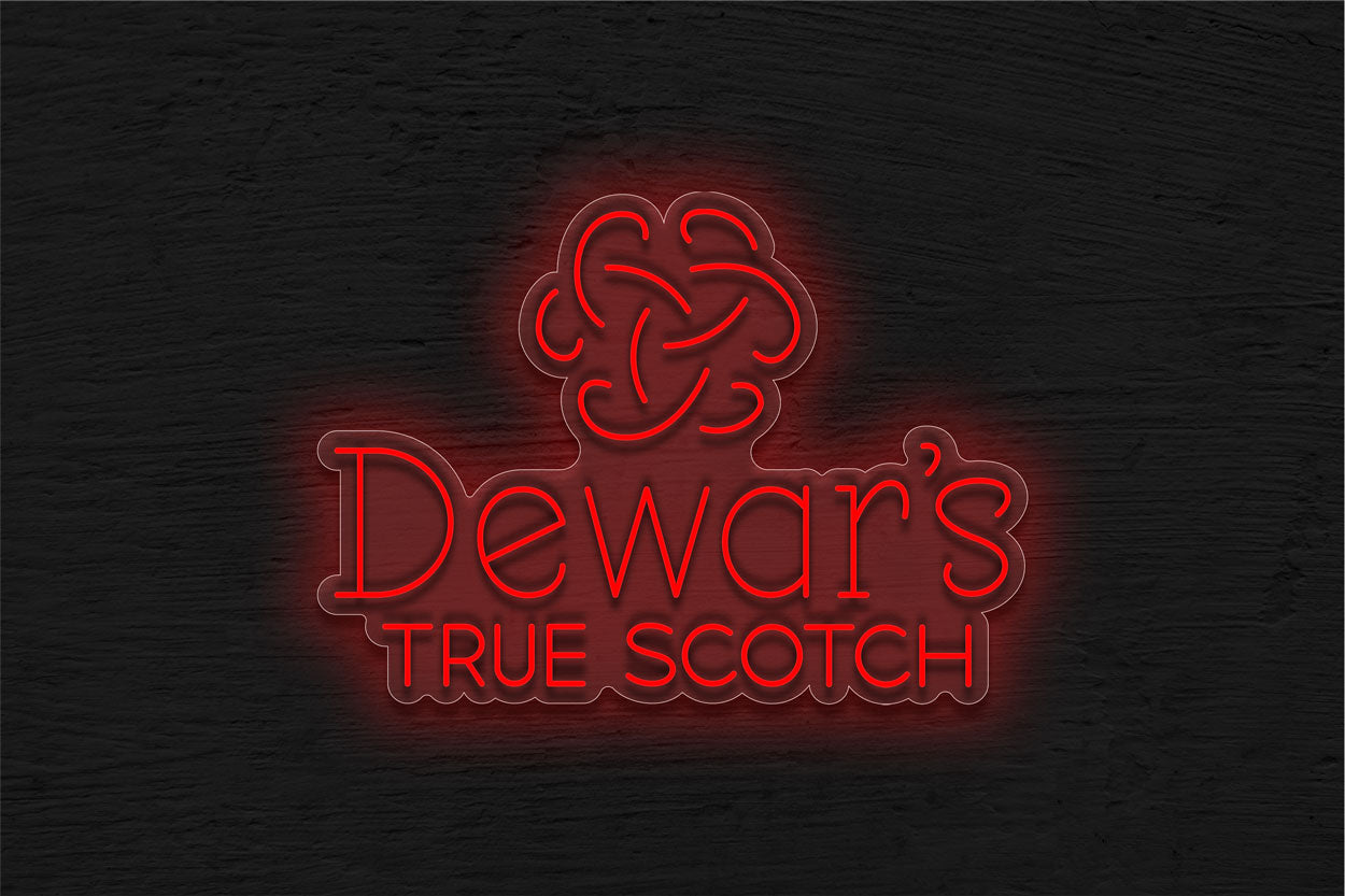 Dewar'S True Scotch LED Neon Sign