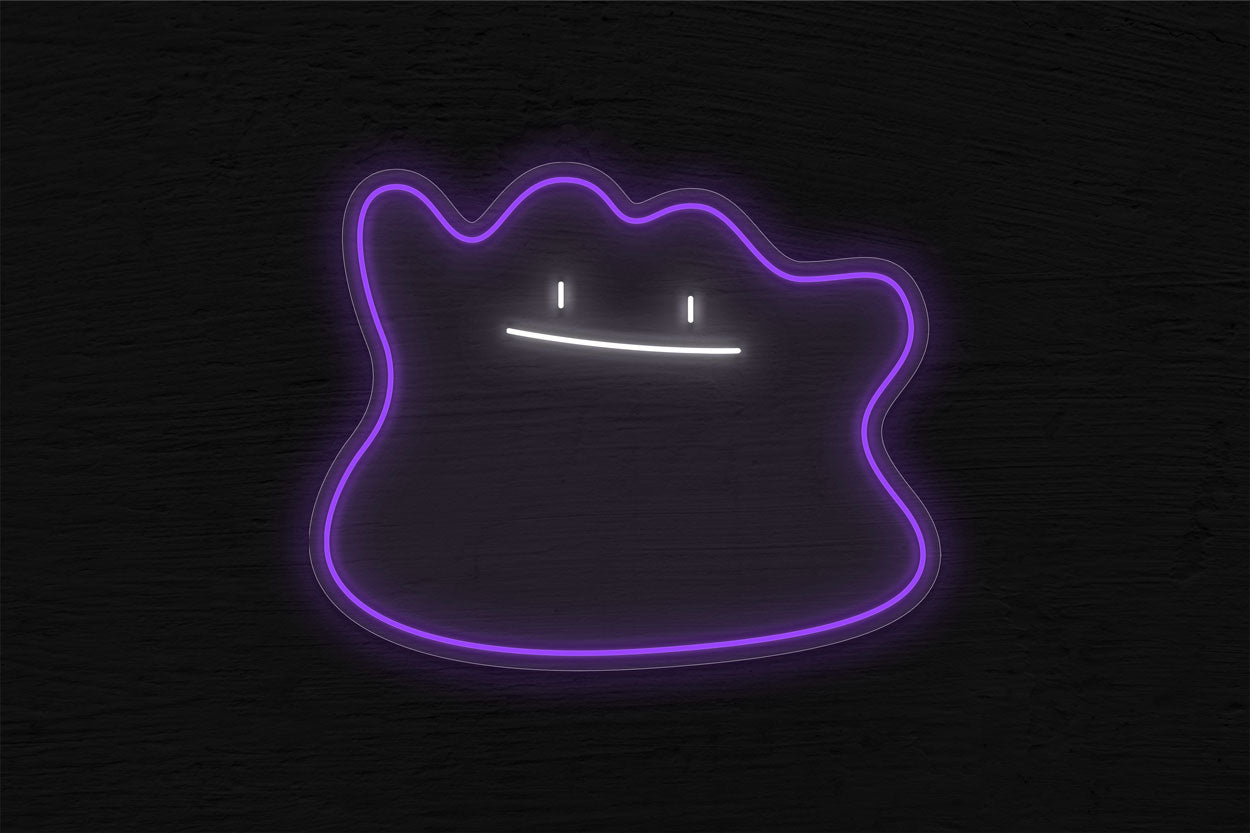 Ditto (Pokémon) LED Neon Sign