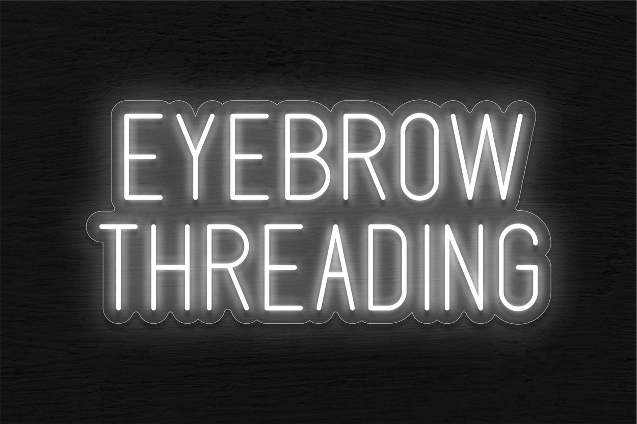 Eyebrow Threading LED Neon Sign