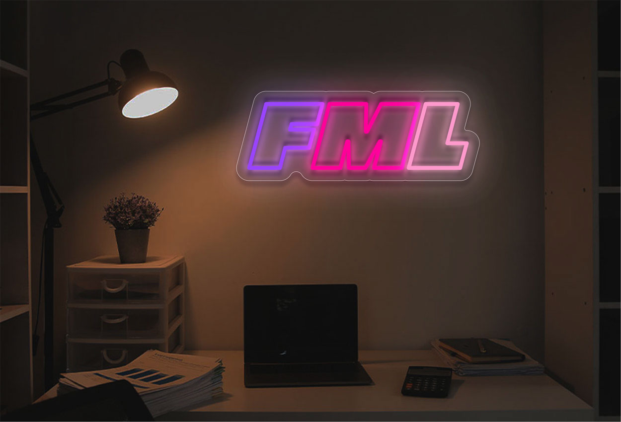 FML LED Neon Sign