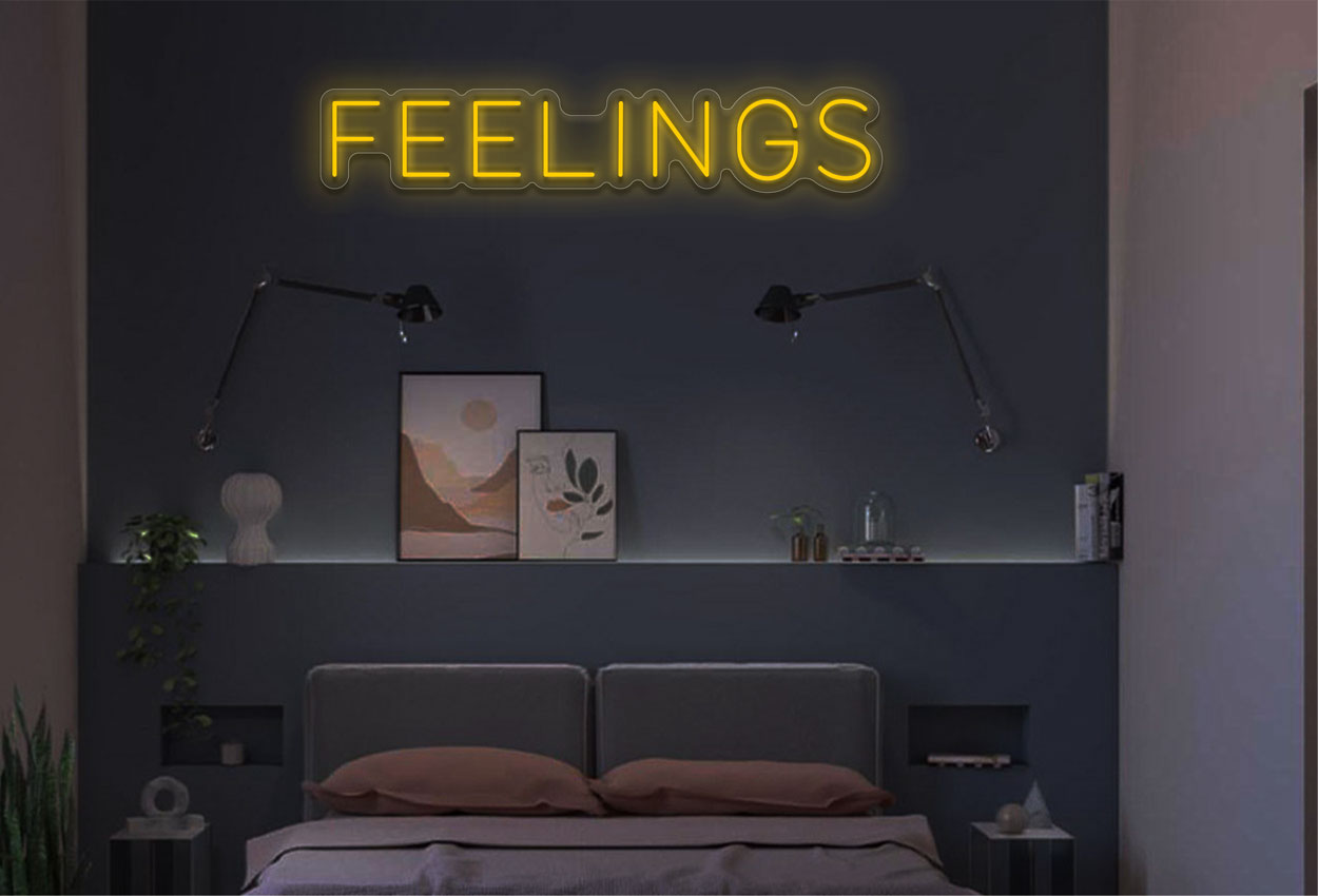 Feelings LED Neon Sign