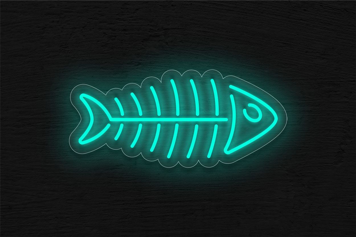 Skeleton Fish LED Neon Sign