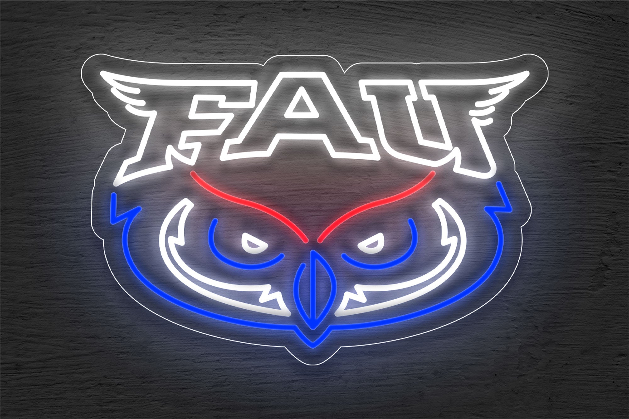 Florida Atlantic Owls Men's Basketball LED Neon Sign