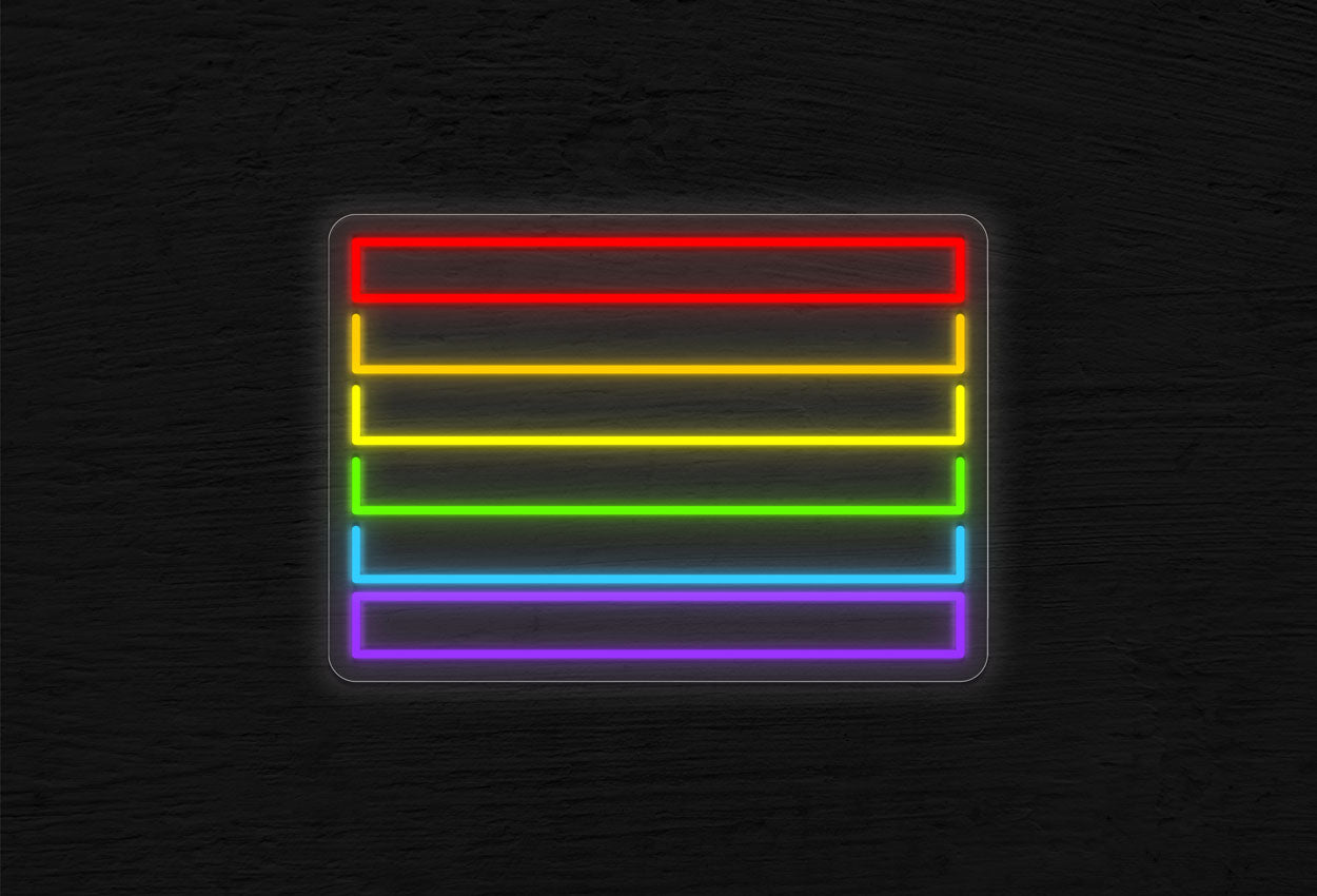 Gay Flag LED Neon Sign