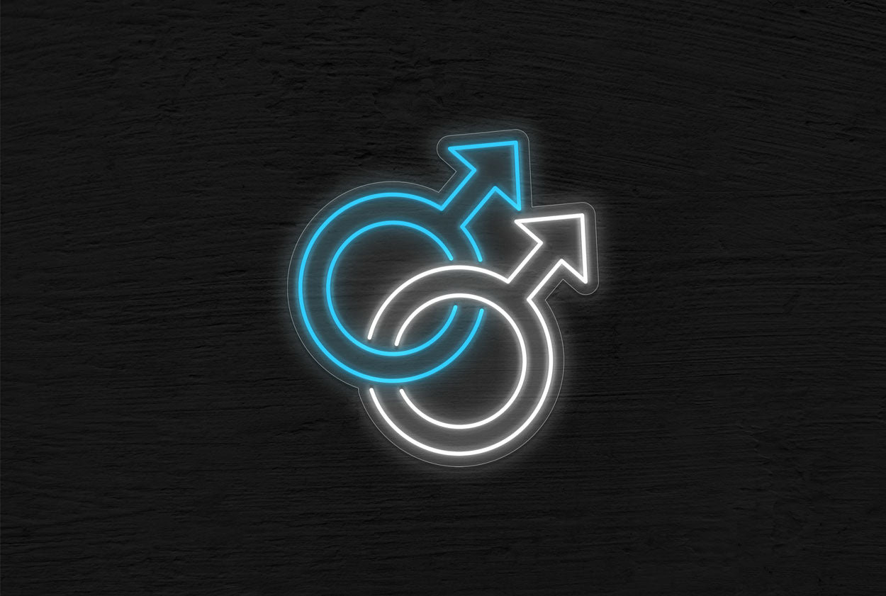 Gay Male LED Neon Sign